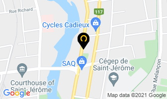 Imprimerie Les Compagnons Inc in Saint-Jérôme map