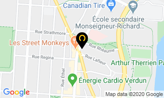 Imprimerie Miracle Inc in Brantford map