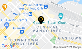 In Motion Talent in Toronto map