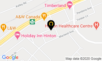 In Stitches in Hinton map