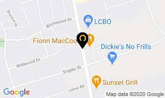 Inamdar Professional Corproation in Newmarket map