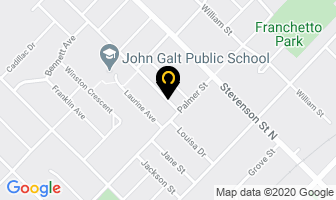 Inbalance Counselling in Guelph map