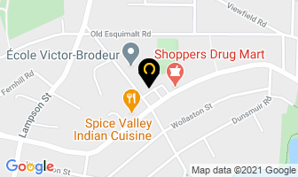 Incendiary Tattoos in Victoria map