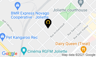 Incendie (Administration) in Joliette map