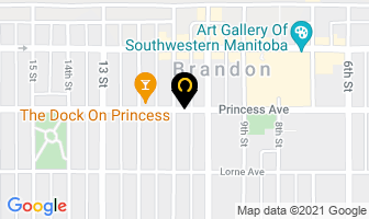 Income Security Programs in Brandon map
