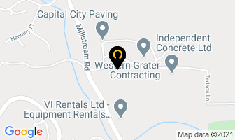 Independent Concrete Ltd in Victoria map