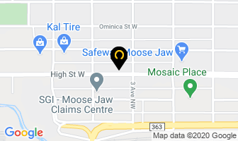 Independent Distributors Ltd in Moose Jaw map