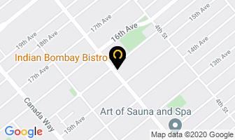 Indian Bombay Bistro in Brant map
