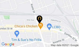 Indian Kiss in Orillia map