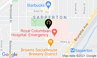 Indo Mexicana in New Westminster map