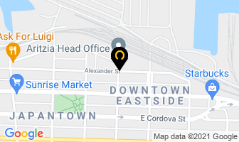 Indochino Apparel Inc in Vancouver map