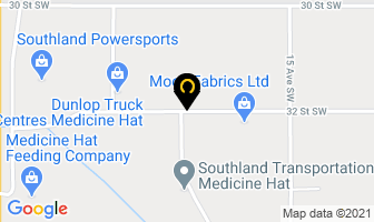 Industrial Backhoes Ltd in Medicine Hat map