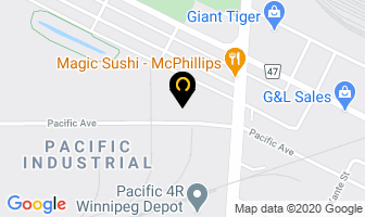 Industrial Container Service in Winnipeg map