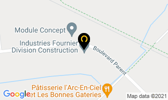 Industries Fournier Division Construction in Sarnia map