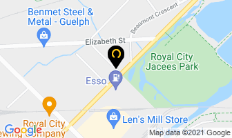 Infinite Images Graphics Centre in Guelph map