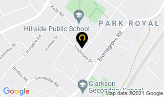 Infology Corporation in Mississauga map