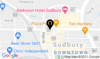 Information Sudbury in Sudbury map