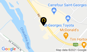 Informatique Audoir Inc in Saint-Georges map