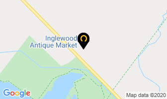 Inglewood Antique Market in Caledon map