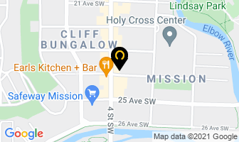 Inglewood Beauty Bar in Calgary map