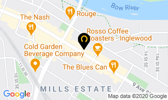 Inglewood Credit Union in Calgary map