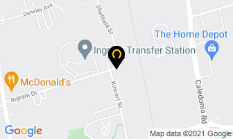 Ingram Asphalt Inc in Orillia map