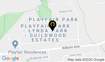 Injury Prevention Plus in Guelph map