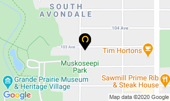 Ink Spot Tattoo in Grande Prairie map
