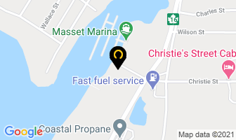 Inland Air Charters Ltd in Masset map