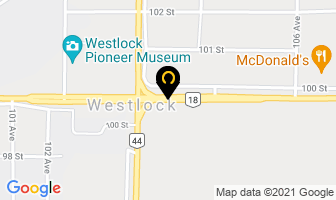 Inn Liquor Store in Westlock map