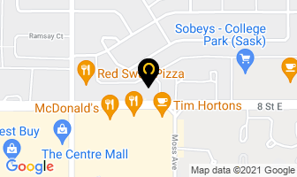 Inner Peace Yoga in Saskatoon map