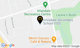 Innisdale Secondary School in Barrie map