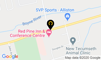 Innland Alliston Corp in Alliston map