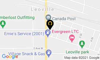 Innovation Credit Union in Leoville map