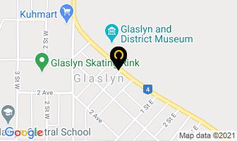 Innovation Credit Union in Glaslyn map