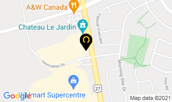 Innovation Drive Dental in Vaughan map