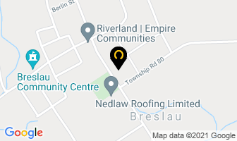 Inspections By Gibson in Breslau map