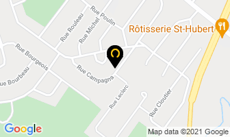 Inspections Claude Robert in Victoriaville map