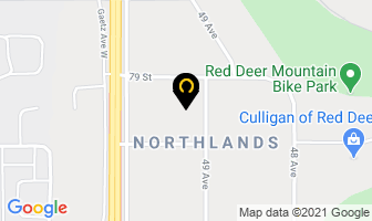 Inspiration Custom Coatings Ltd in Red Deer map