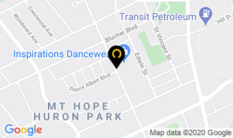 Inspirations Dancewear in Kitchener map