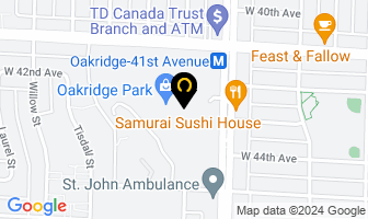 Inspire Dental Group - Oakridge in Vancouver map
