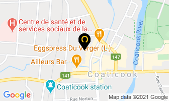 Institut Dany in Coaticook map