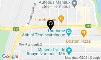 Institut Nancy Galarneau in Rouyn-Noranda map