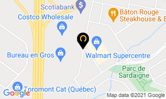 Instore Focus Inc in Candiac map