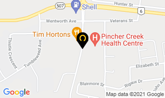 Instyle Salon in Pincher Creek map