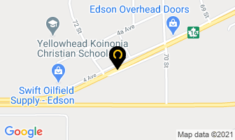 Integra Tire in Edson map