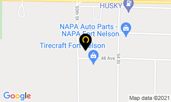 Integrity Automotive in Fort Nelson map