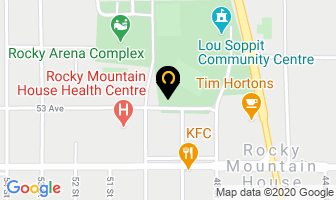 Inter Cedar Travel in Rocky Mountain House map