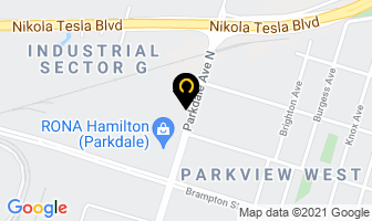 Inter-Net Specialty Products Inc in Hamilton map