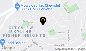 Interface Contracting Solutions Inc in Guelph map